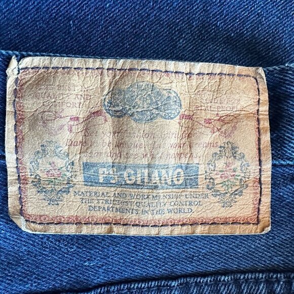 Vintage Gitano Distressed Denim Baggy Jeans Womens 36/22W Average - Picture 7 of 9